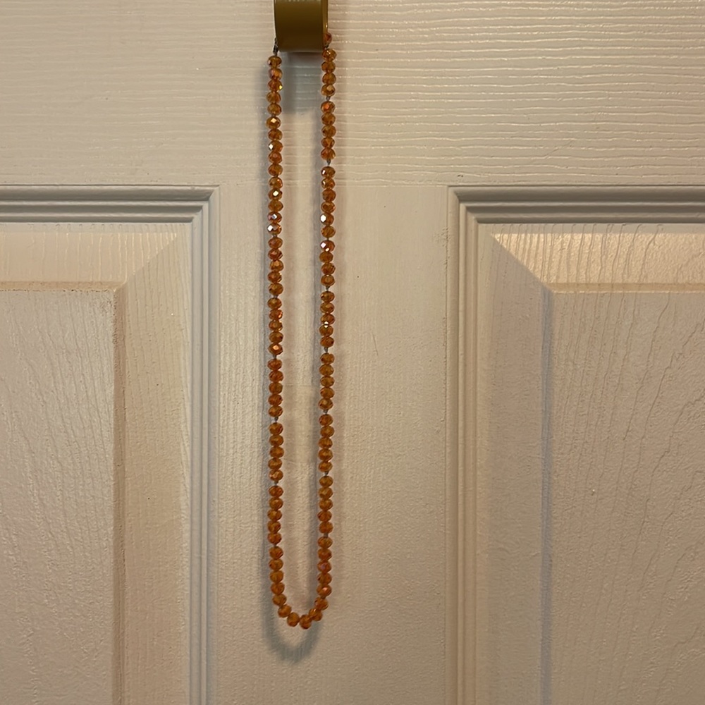 Brown/Bronze Crystal Combination Necklace - Picture 4 of 6